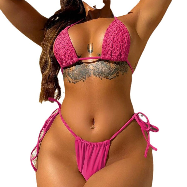Women’s Net Bikini with Wrap Skirt Mune Fashion