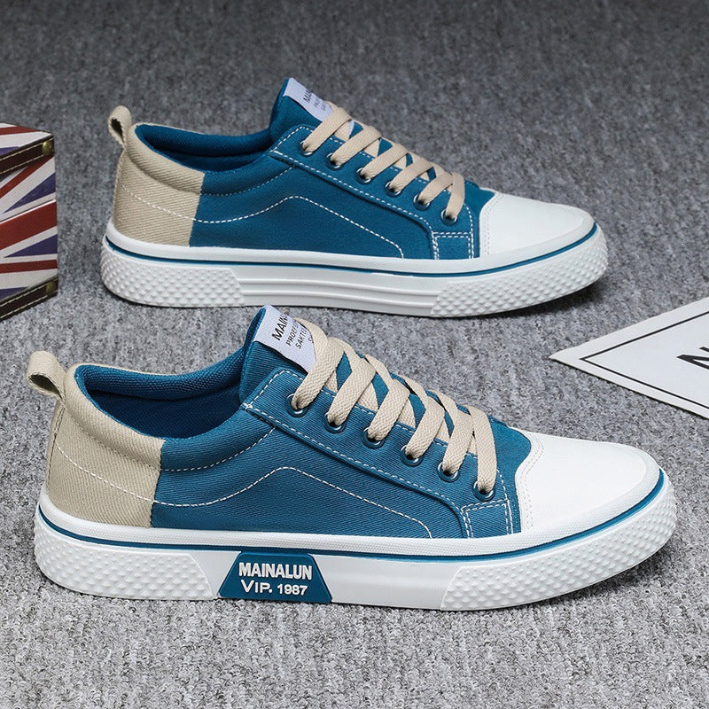 Men's Sporty Sneakers with Contrasting Inserts Mune Fashion