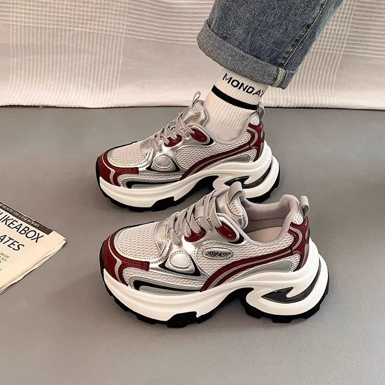 Women High-Performance Sneakers with Thick Sole and Reflective Details Mune Fashion