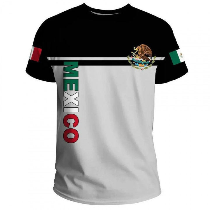 Unisex nan customizable fan jersey with back print, breathable functional fabric and Mexico crest Mune Fashion