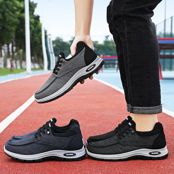Men's robust leisure outdoor sneakers with reinforced toe cap, profiled rubber sole and cushioning EVA midsole Mune Fashion