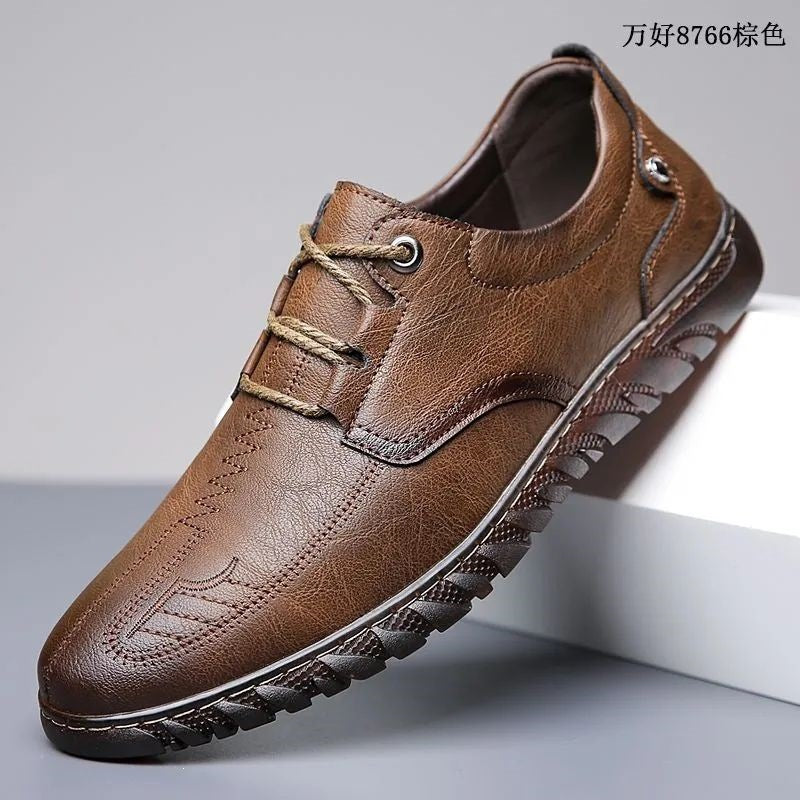Men's Elegant Leather Sneaker Mune Fashion