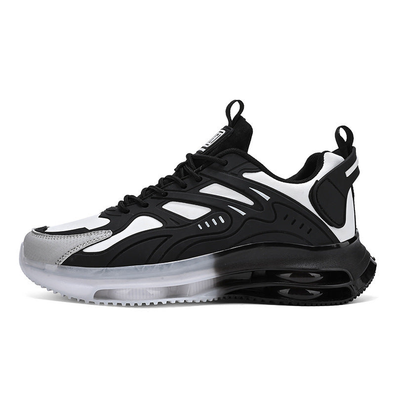 Men's futuristic performance-oriented lifestyle sneakers with continuous air chamber sole and thermoformed plastic applications Mune Fashion