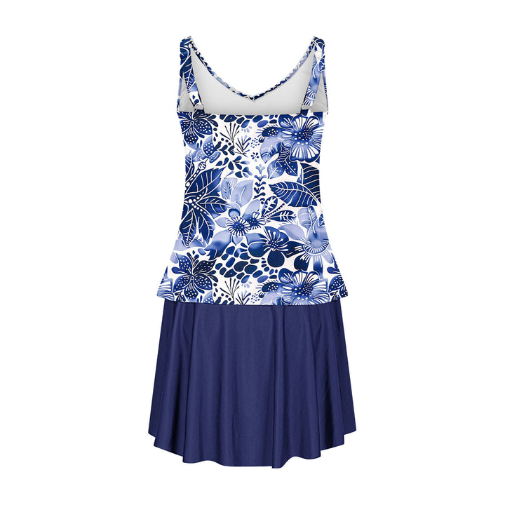 Ladies swim underwear with elegant skirt Mune Fashion