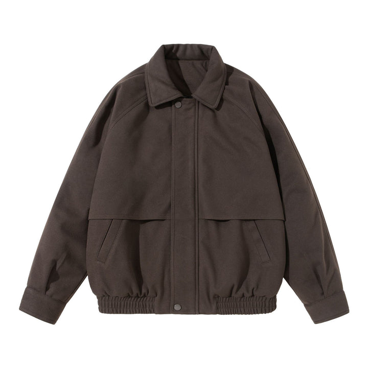 Unisex Boxy Blouson with overlapping front yoke and elastic hem Mune Fashion