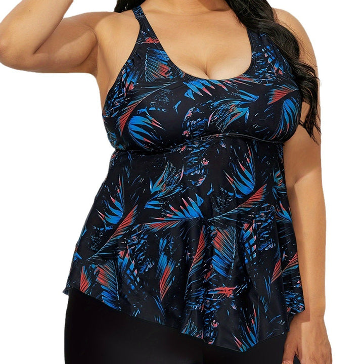 Women’s tankini top with flowing cut and high-quality floral design Mune Fashion