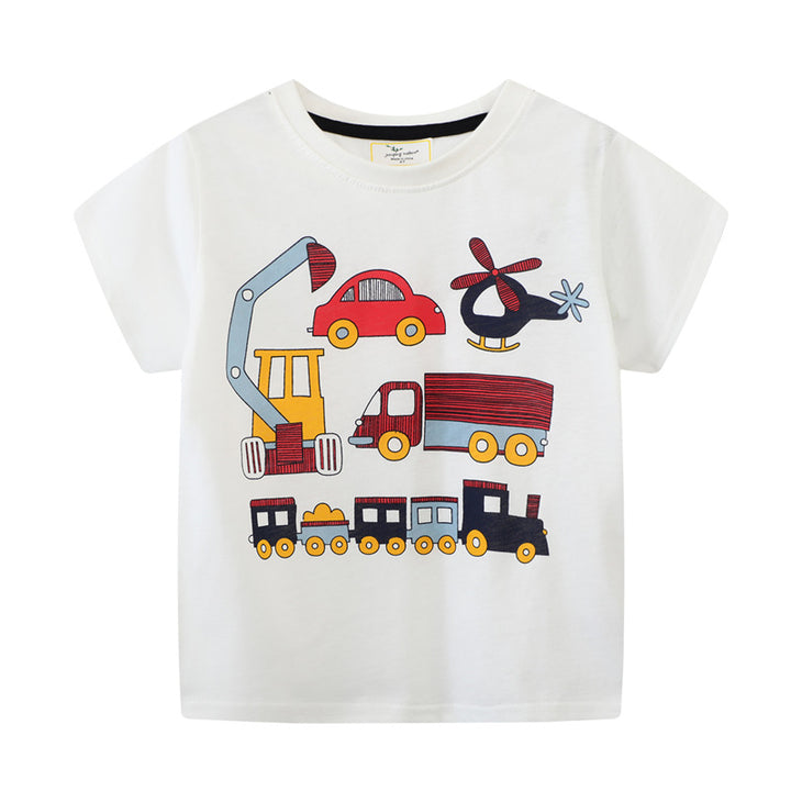 Boys T-Shirt with funny vehicle design Mune Fashion