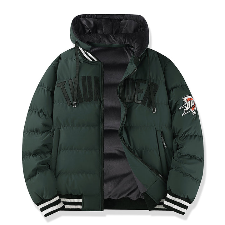 Men's lightweight quilted jacket with high collar and practical pockets Mune Fashion