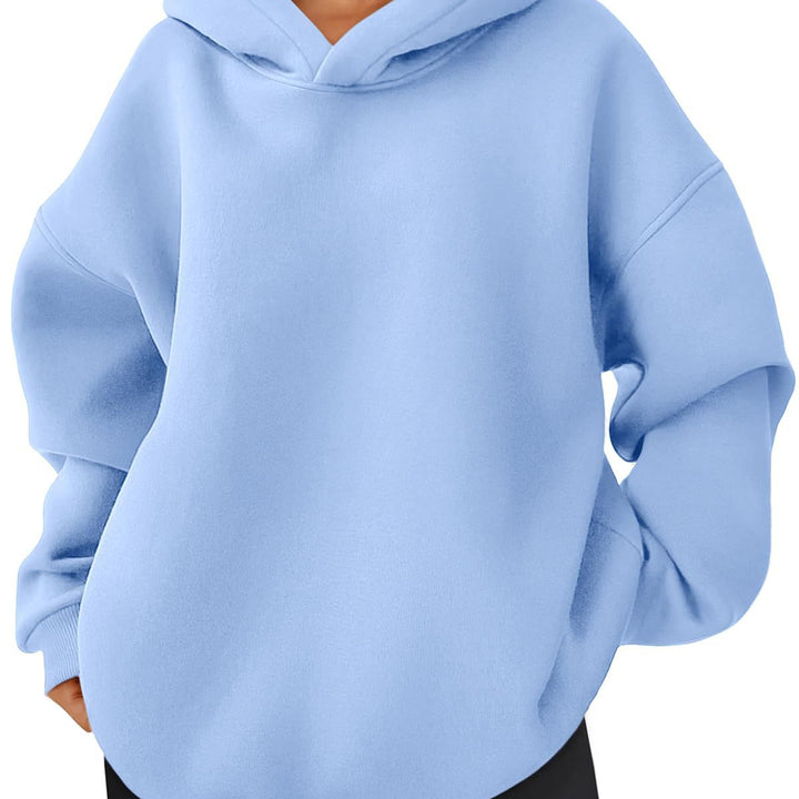 Women's nan kastiger hoodie with double-layered hood, dropped shoulders and longer back Mune Fashion