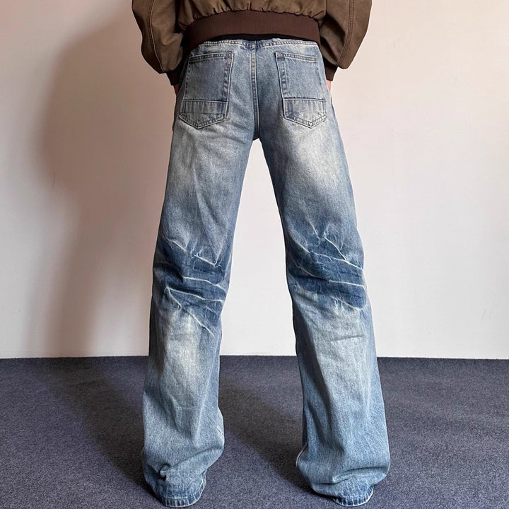Men's Casual Loose Jeans Mune Fashion
