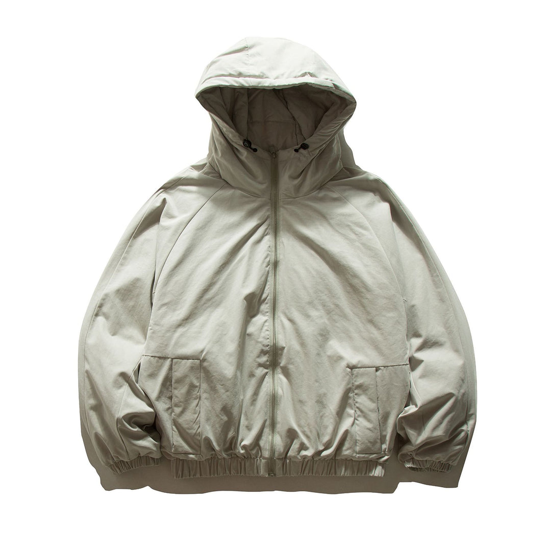 Unisex Oversized padded hoodie jacket with elastic hem and concealed pockets Mune Fashion