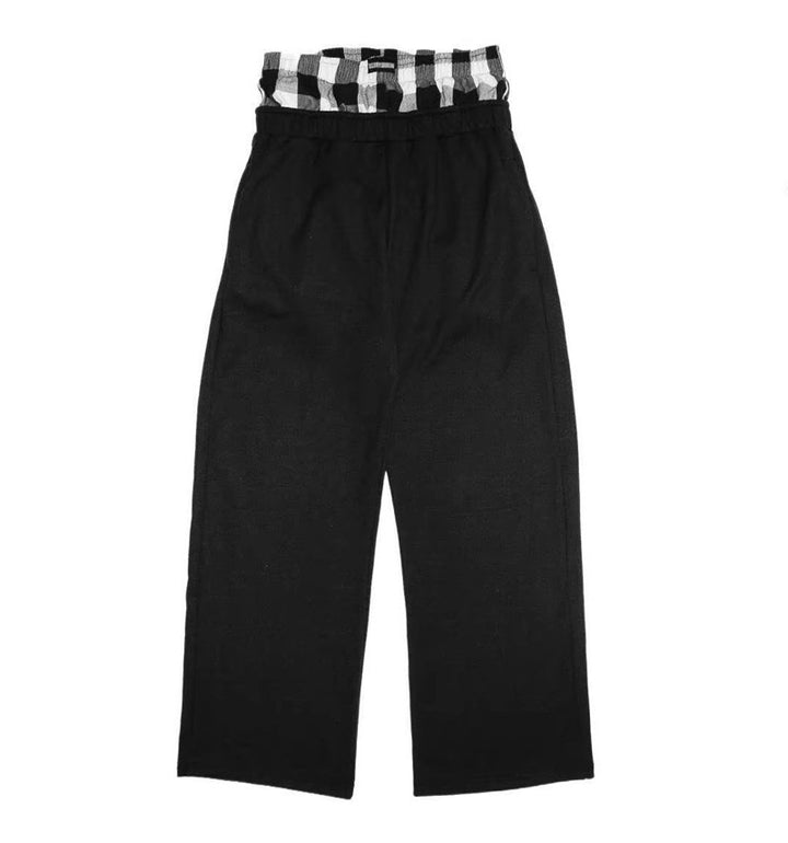 Women's casual jersey lounge pants with elastic waistband and wide leg Mune Fashion