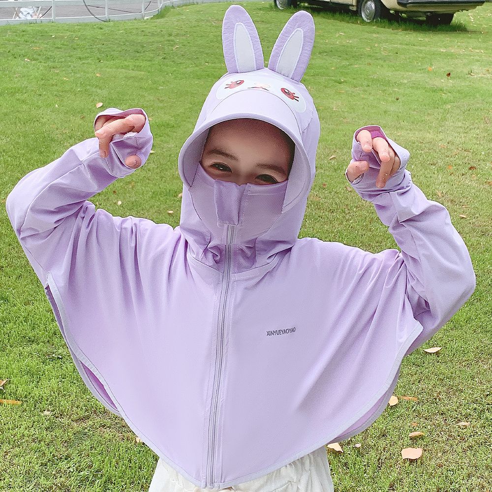 Girls multifunctional UV protection jacket with hood Mune Fashion