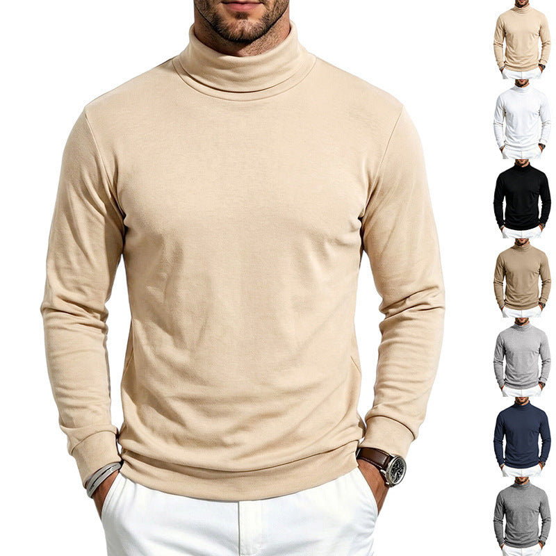 Men's slim fit fine knit turtleneck sweater Mune Fashion