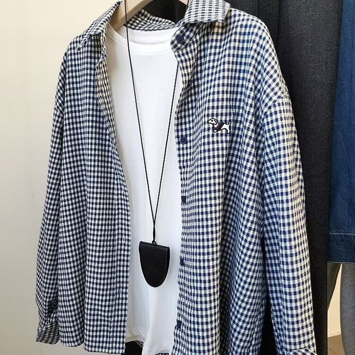 Men's Checkered Shirt Overlay Mune Fashion