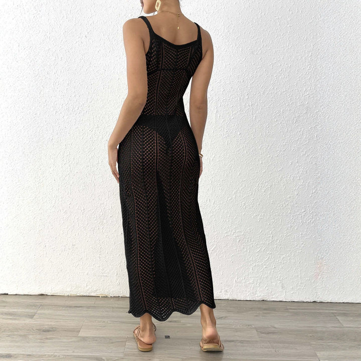 Women's transparent beach sarong with elegant design Mune Fashion