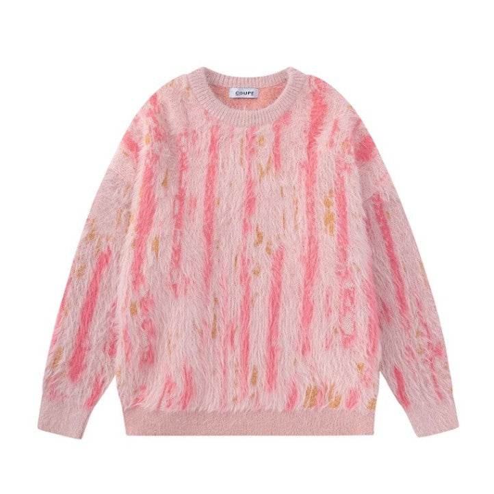 Ladies Stylish Sweater with Trendy Fur Design Mune Fashion