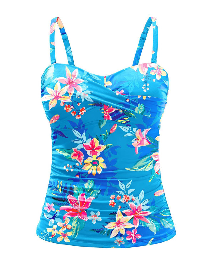 Ladies Tankini with sophisticated wrap design Mune Fashion