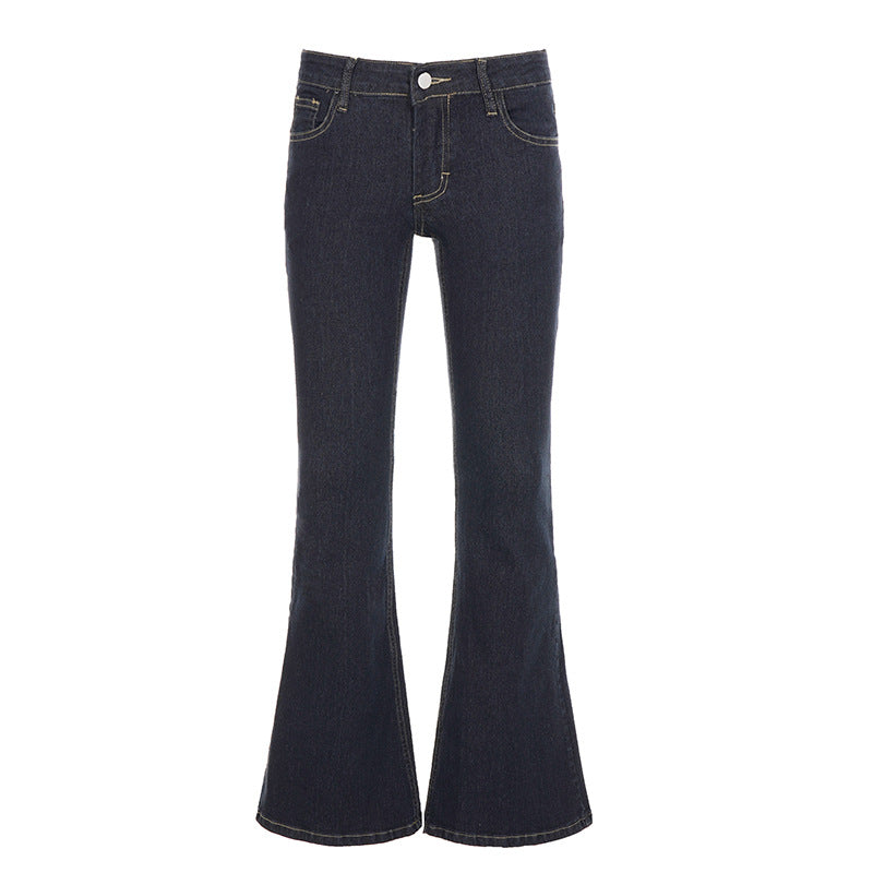 Women Flared Jeans with a strong flared leg and figure-hugging hip fit Mune Fashion