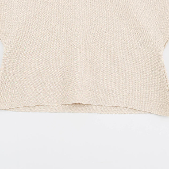 Women's Asymmetrical Fine Knit Sweater with Shawl Collar, Shoulder Zipper and Zipper Sleeves Mune Fashion
