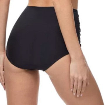 Women's High-Waisted Swim Shorts with Ruching Mune Fashion