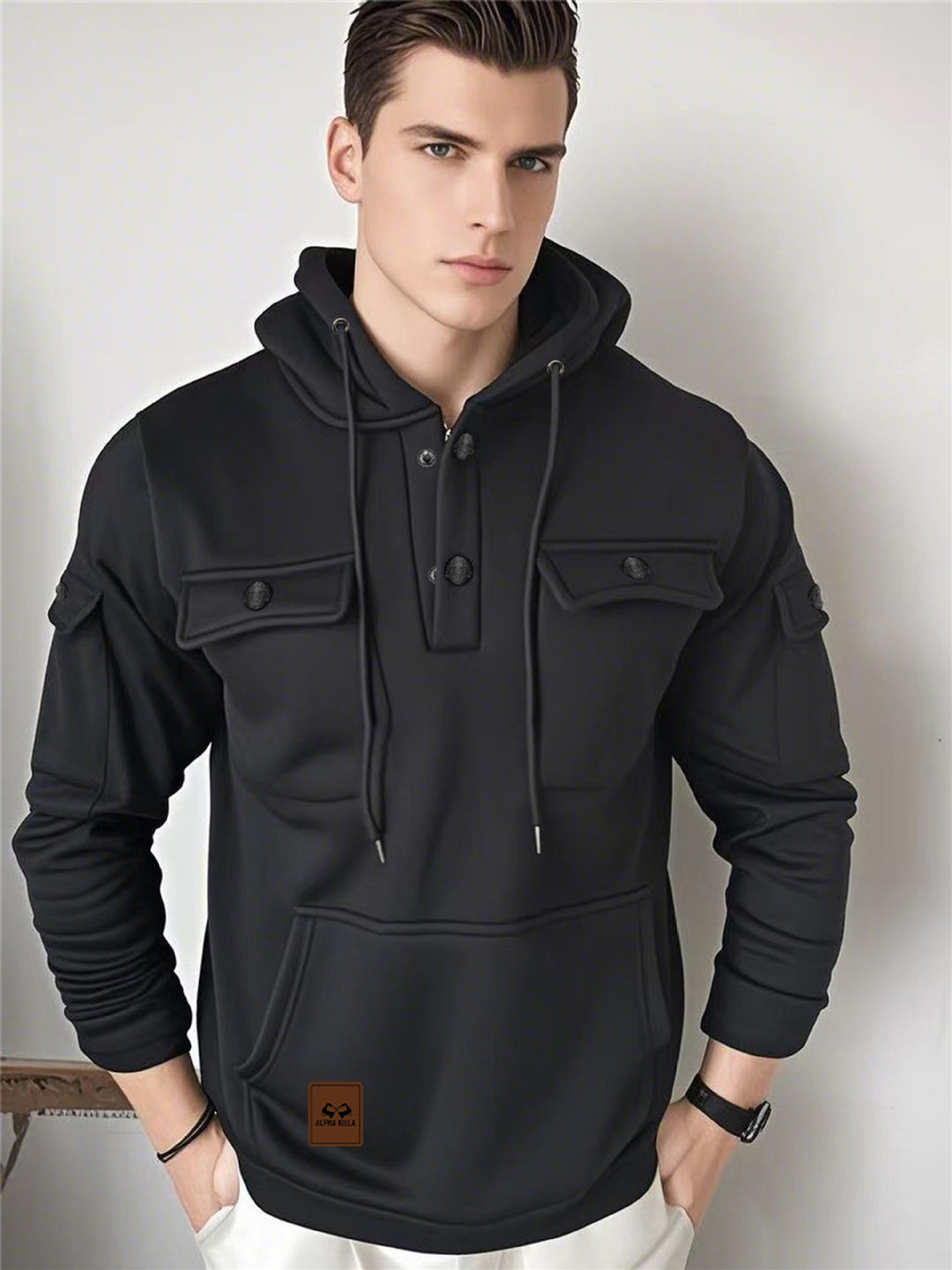 Men's Multifunctional Hooded Jacket Mune Fashion