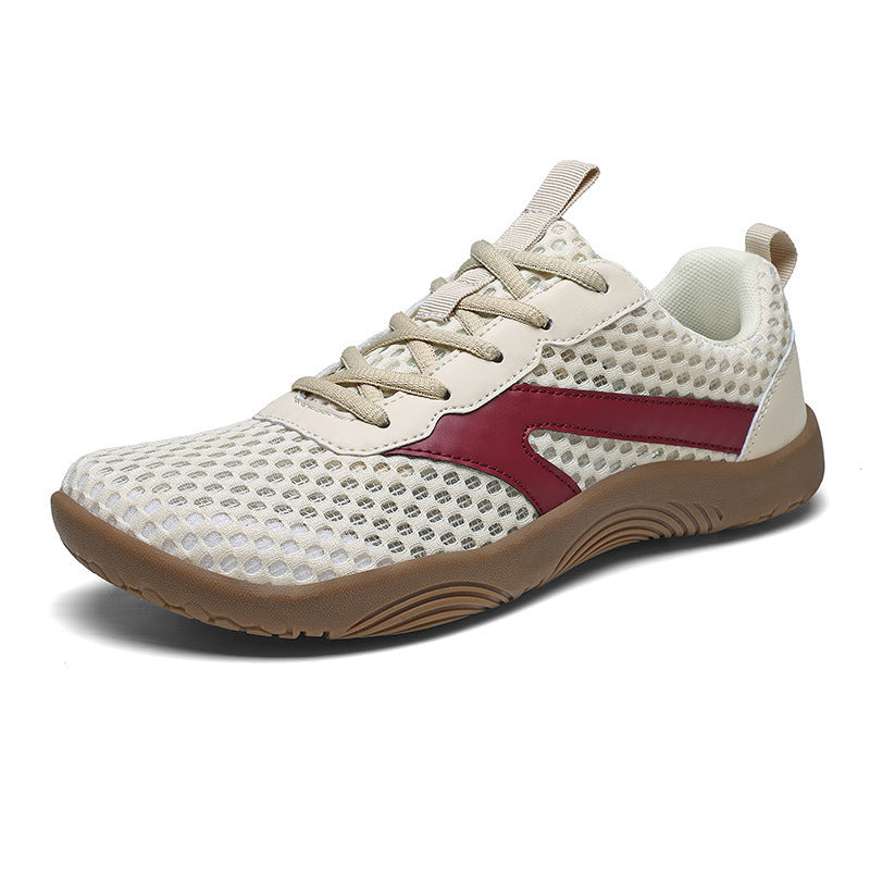 Men's urban mesh runner with three-dimensional ventilated fabric, shock-absorbing lightweight foam midsole, and heel pull tab Mune Fashion
