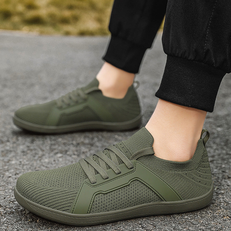 Men's urban knitted casual sneakers with elastic slip-on shaft, thermoplastic side reinforcement, and shock-absorbing lightweight sole Mune Fashion