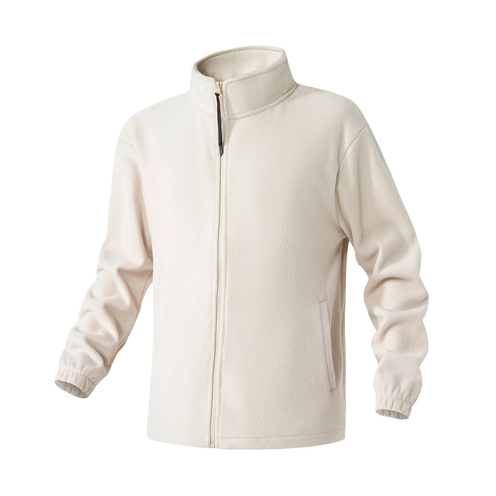 Herren Fleecejacke mit Stehkragen, durchgehendem Reißverschluss und elastischen Bündchen Mune Fashion