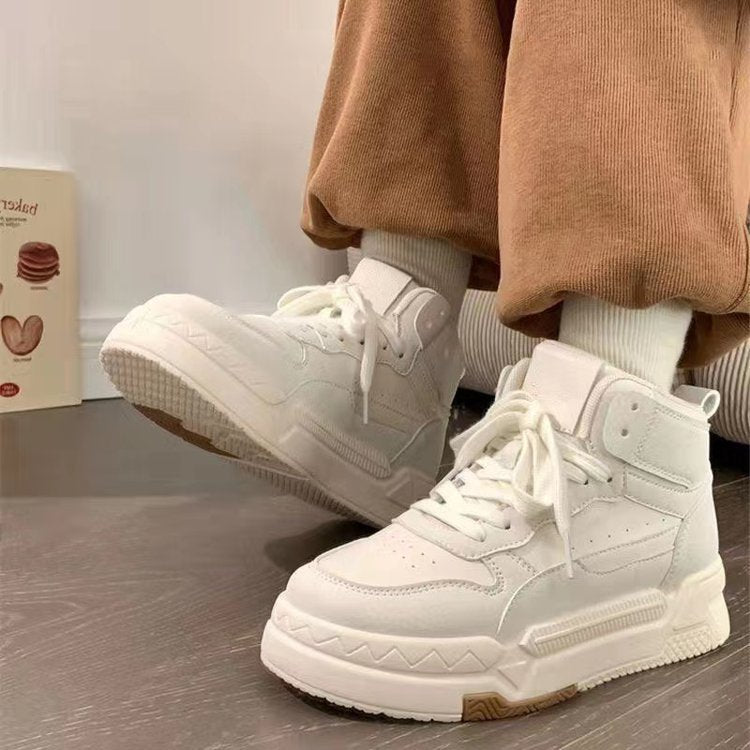 Women's High-Quality High-Top Sneakers with Innovative Cushioning and Modern Design Mune Fashion