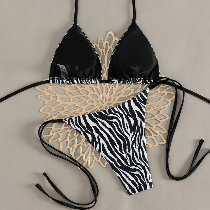 Women's triangle bikini in eye-catching animal print Mune Fashion