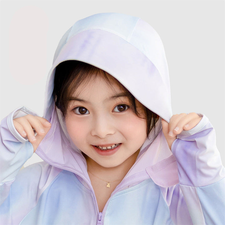 Ladies UV protection jacket with hood and soft material Mune Fashion