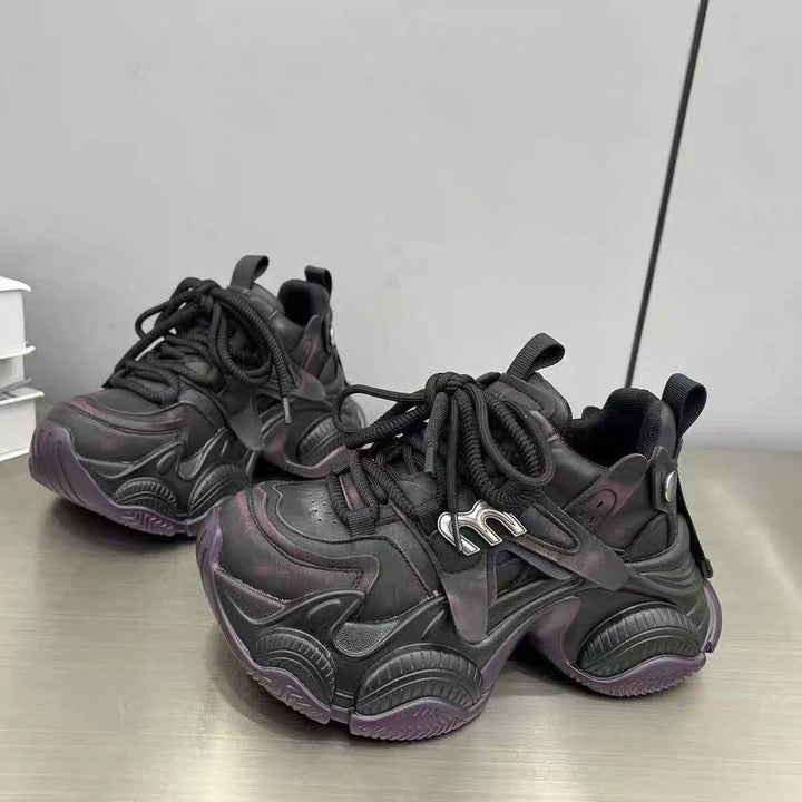 Women Trendy Chunky Sneakers with breathable mesh upper and innovative cushioning Mune Fashion