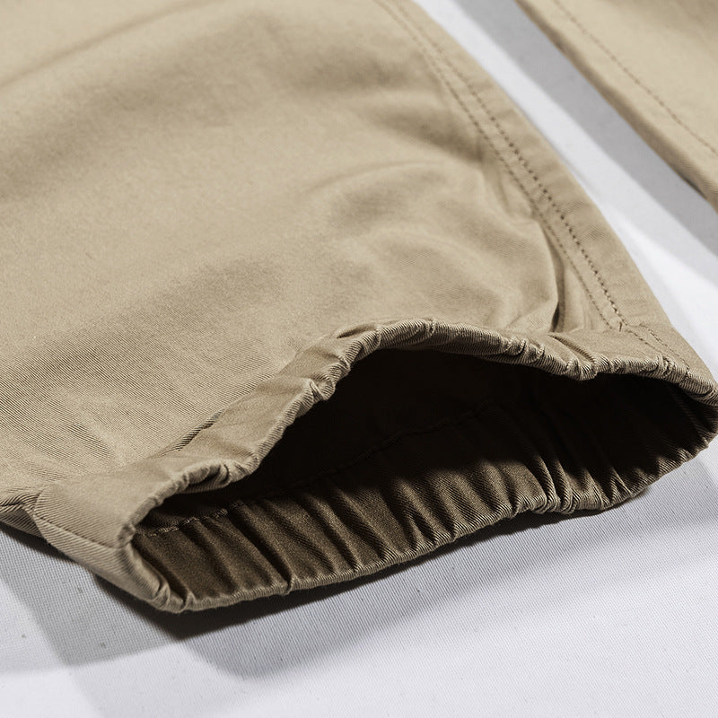 Men's cargo jogger pants with elastic waistband, knee inserts, and multifunctional pockets Mune Fashion