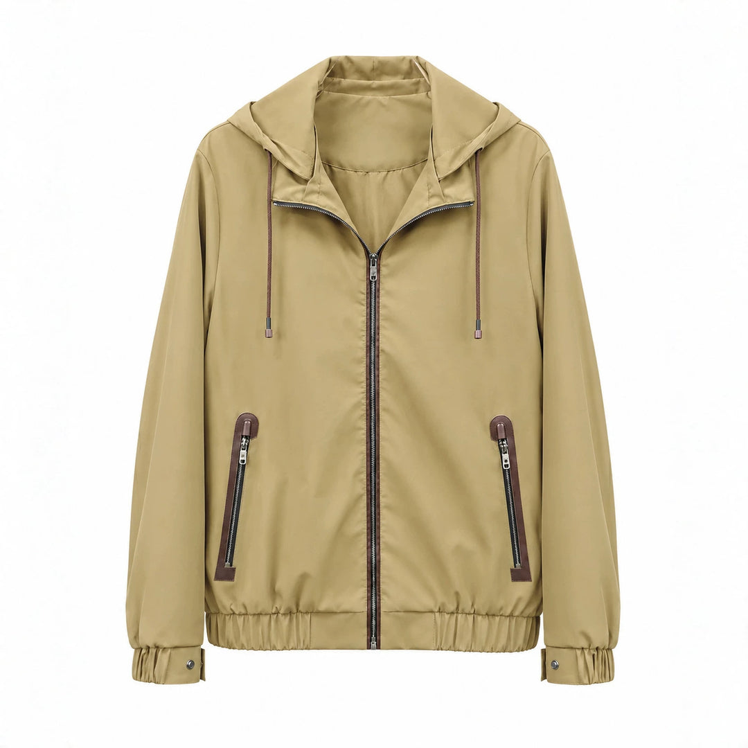 Men's Sporty Transitional Jacket with Hood Mune Fashion