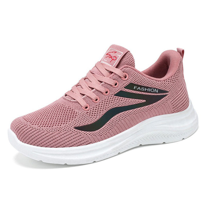 Women's nano ultra-lightweight knit fitness sneakers with seamless breathable mesh, shock-absorbing EVA honeycomb outsole, and reinforced toe cap Mune Fashion