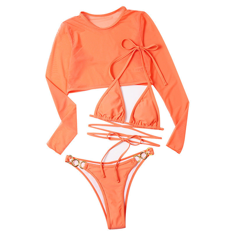 Women’s bikini set with long top and adjustable straps Mune Fashion