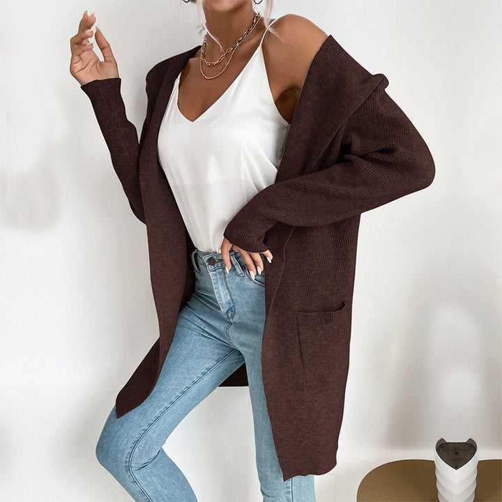 Women Casual Knit Coat Mune Fashion