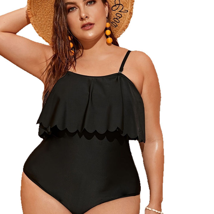 Women's One-Piece Swimsuit with Elegant Ruffle Design Mune Fashion