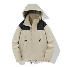 Men's water-repellent softshell jacket with hood, adjustable hem, and multifunction pockets Mune Fashion
