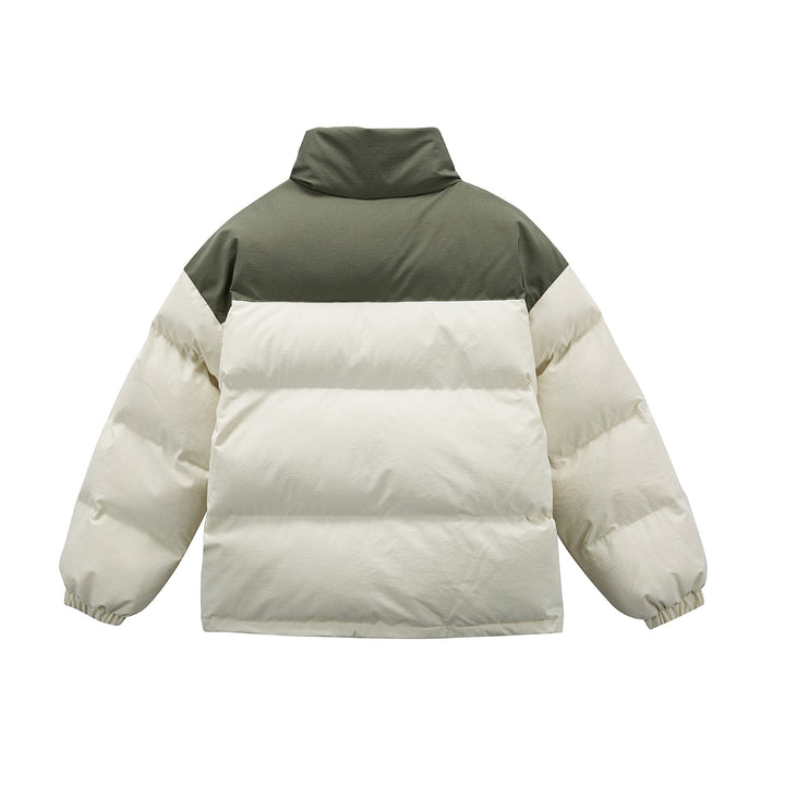 Unisex Padded Puffer Jacket with Embroidered Patch Applications Mune Fashion