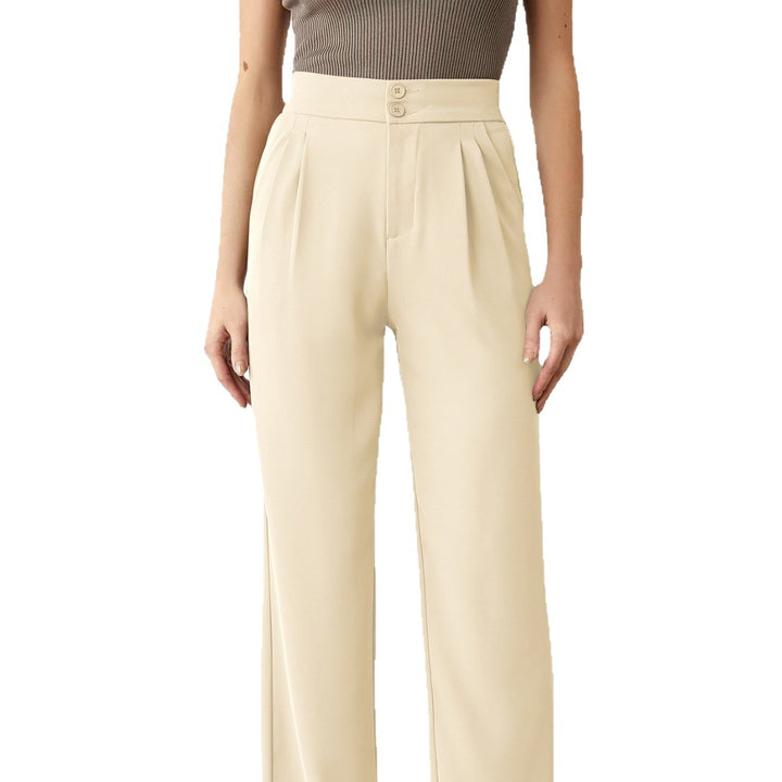 Women's Elegant and Airy Fabric Trousers Mune Fashion