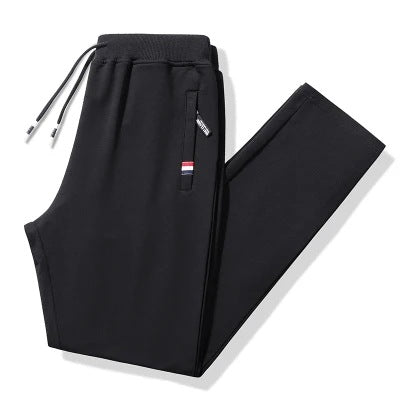 Men's Cone Thermal Jogging Pants with Zipper Pockets & Drawstring Mune Fashion