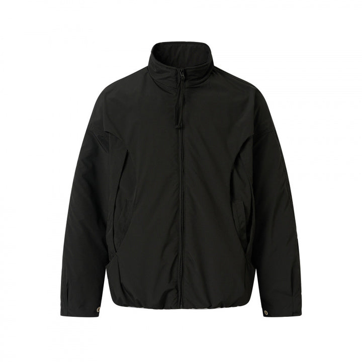 Unisex Lightweight technical blouson with stand-up collar, full-length zipper and drawstring hem Mune Fashion