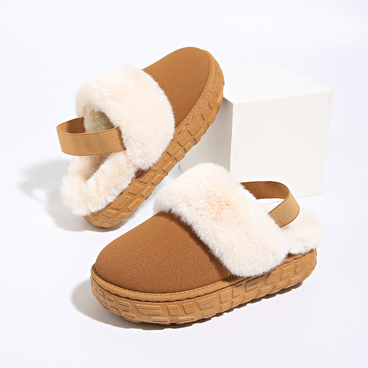 Ladies Padded Platform Slipper Clogs with Elastic Heel Strap Mune Fashion