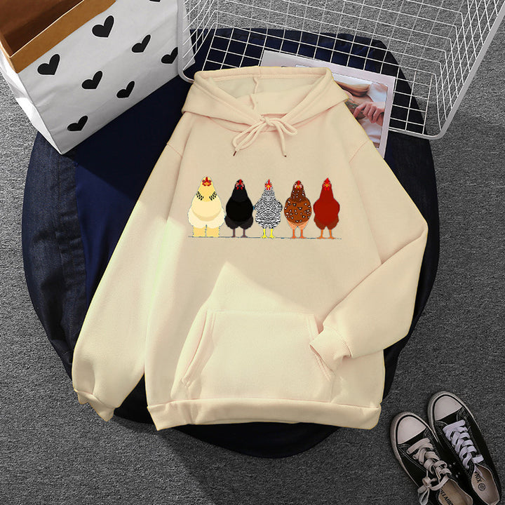 Women's oversized hoodie with kangaroo pocket and cute avocado toast print Mune Fashion
