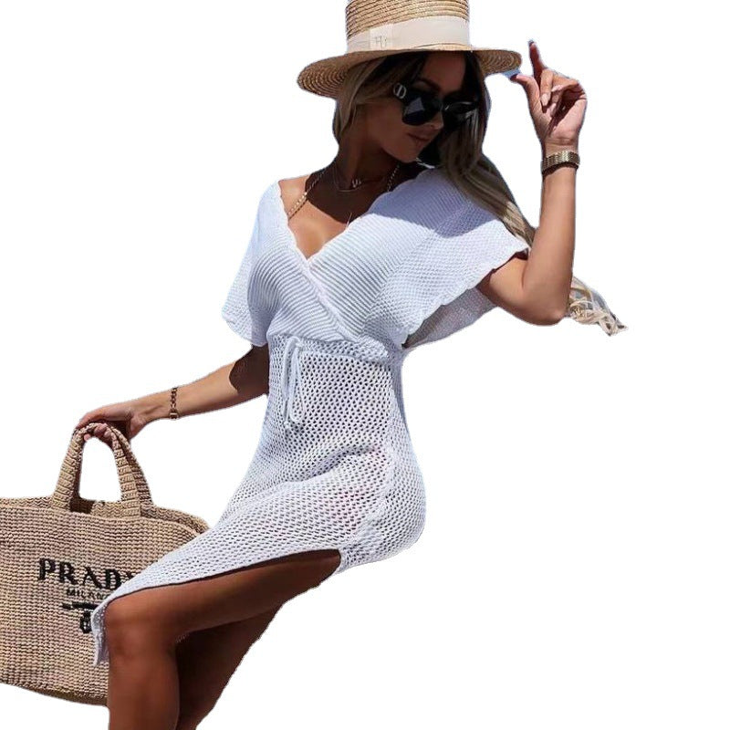 Ladies beach-friendly net dress Mune Fashion