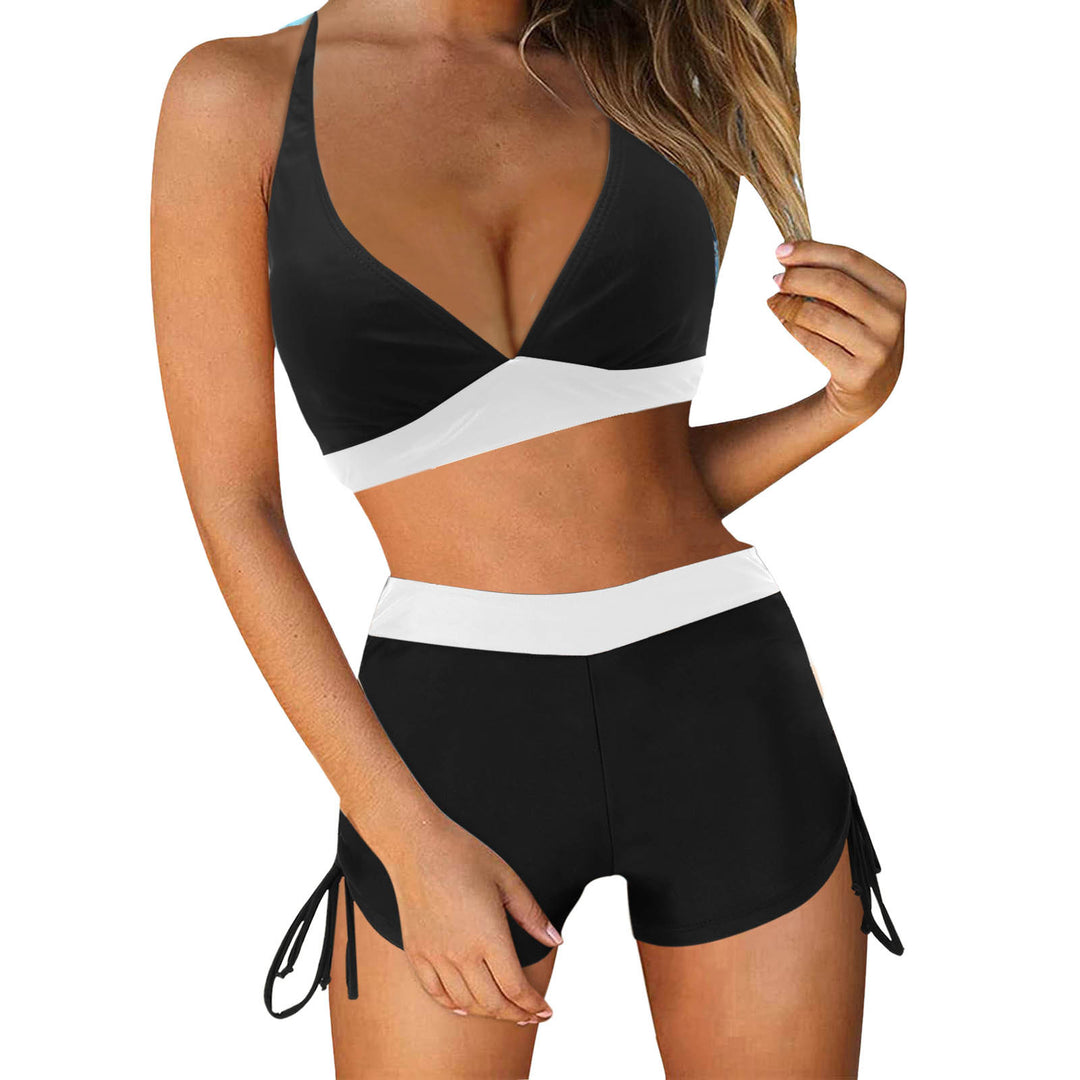 Ladies Stylish Bikini Set with Fashionable High Waist and Side Ties Mune Fashion