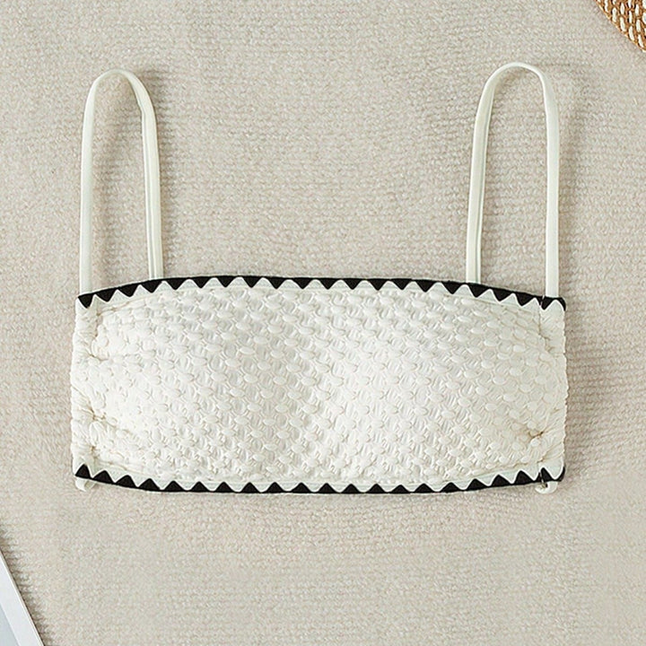 Women's Ribbed Bandeau Bikini Top Mune Fashion