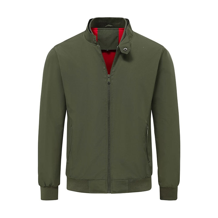 Men's Lightweight Transition Jacket with High Collar Mune Fashion